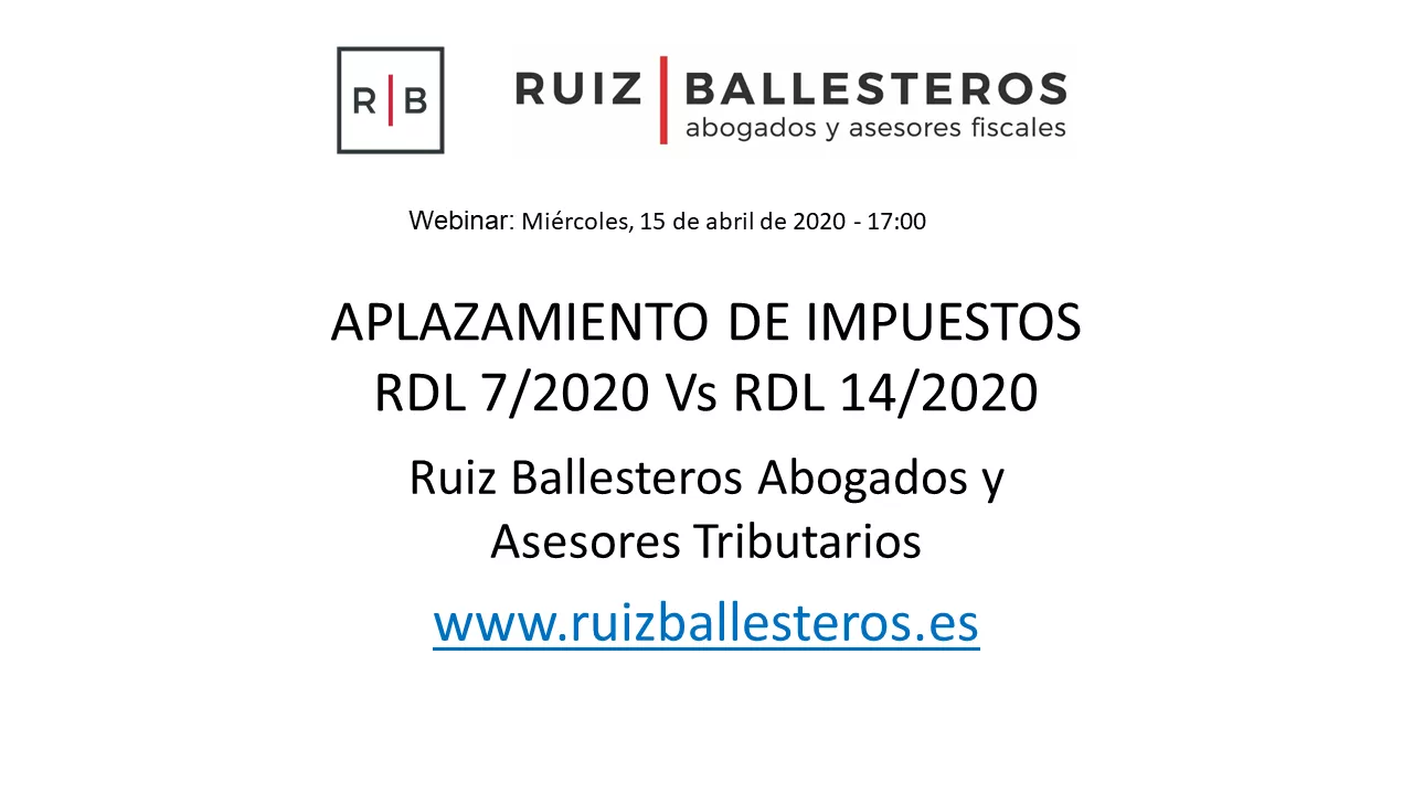 APLAZAMIENTO DE IMPUESTOS EN ÉPOCA DE CORONAVIRUS