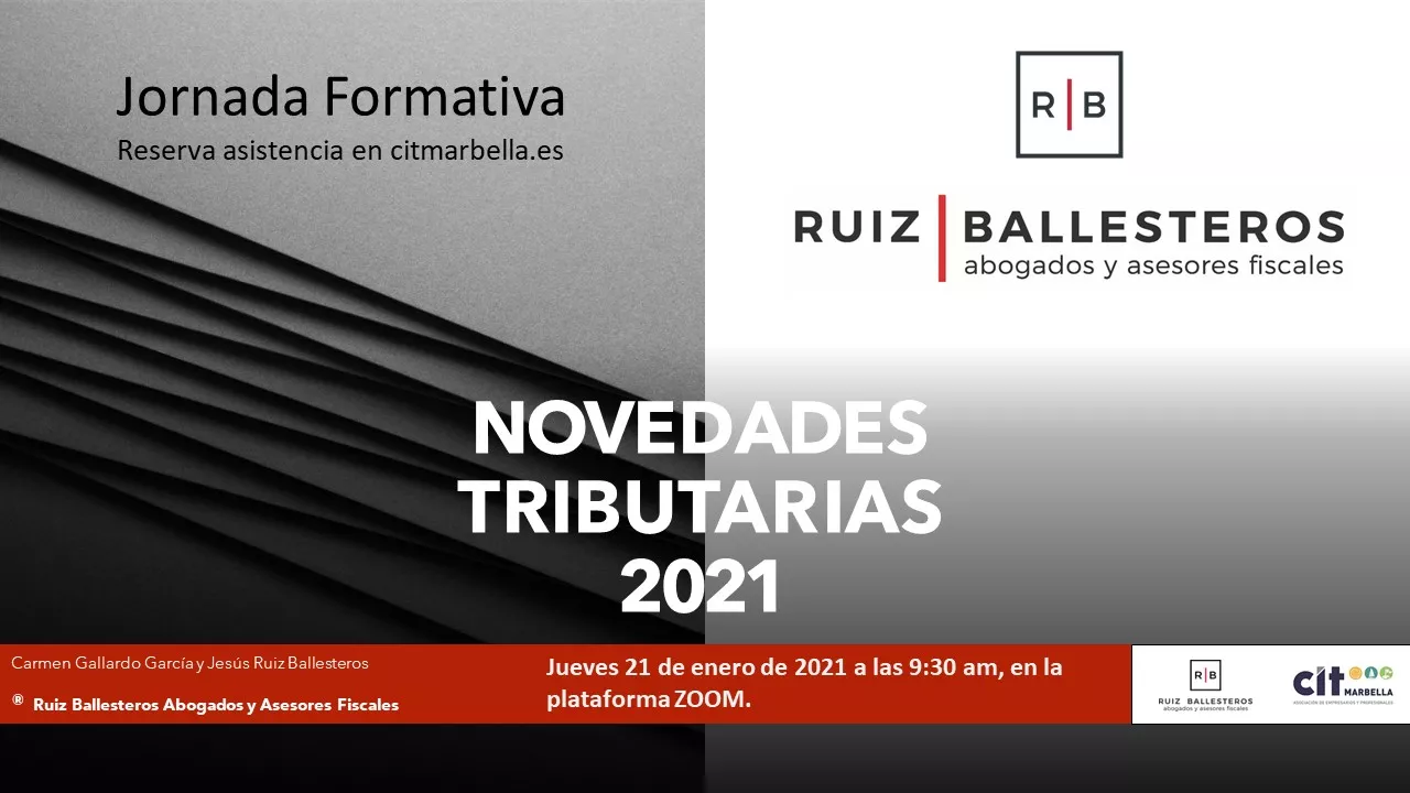 NOVEDADES TRIBUTARIAS 2021 RB Zoom