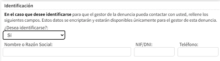 Identificacion Usuario