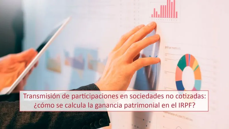 Transmision De Participaciones En Sociedades No Cotizadas