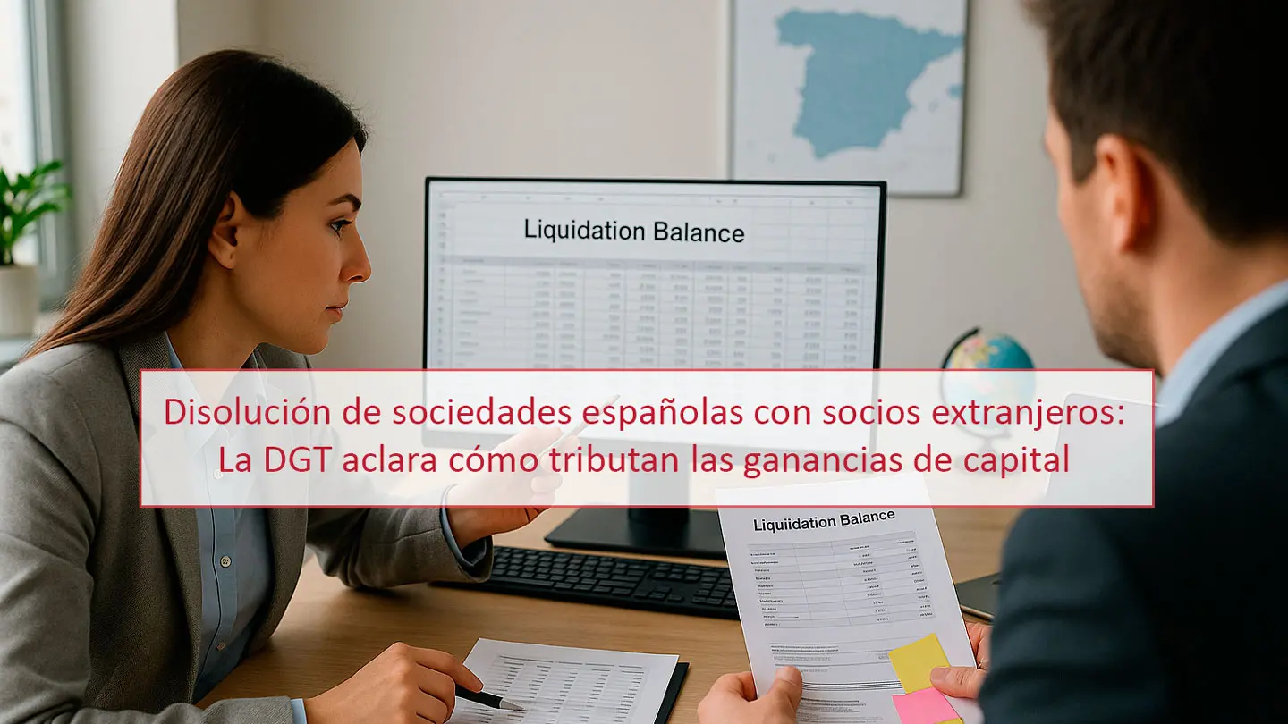 Disolucion De Sociedades Espanolas Con Socios Extranjeros